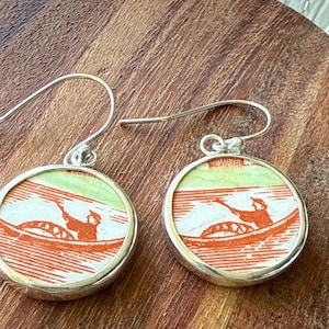 Broken China Earrings