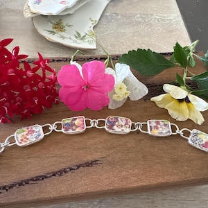 Bracciale in porcellana rotta