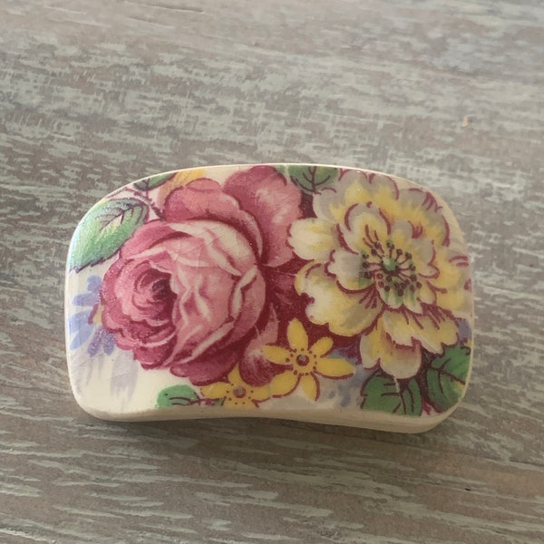 Brooch made from Vintage China