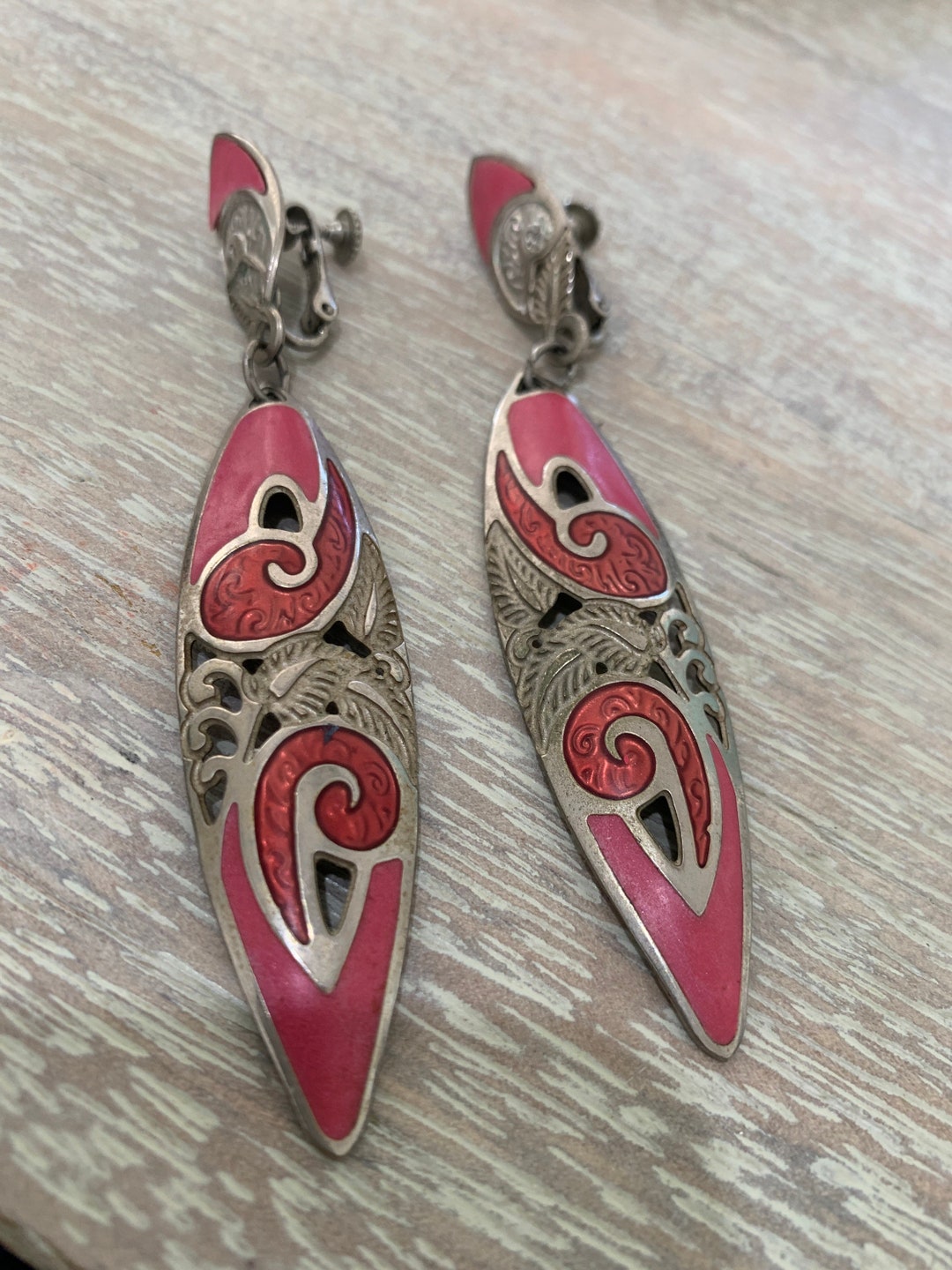 Vintage Clip Earrings by Berebi - Etsy