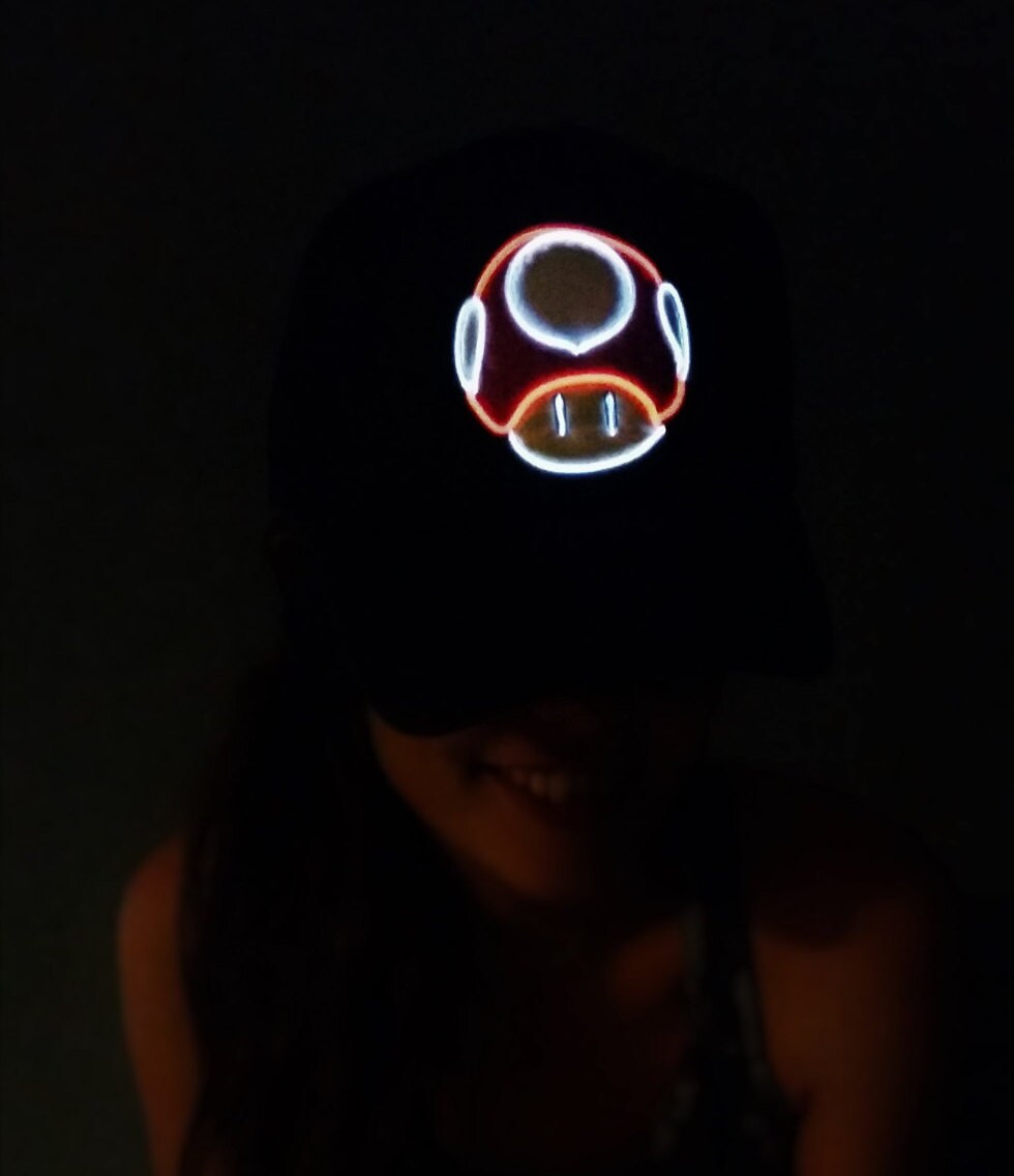 LED Mushroom Hat Light up Mushroom Hat 
