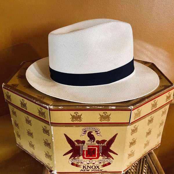 The Country Gentleman Hat: Vintage Trav'ler Straw Fedora Hat by Country Gentleman - Made in USA