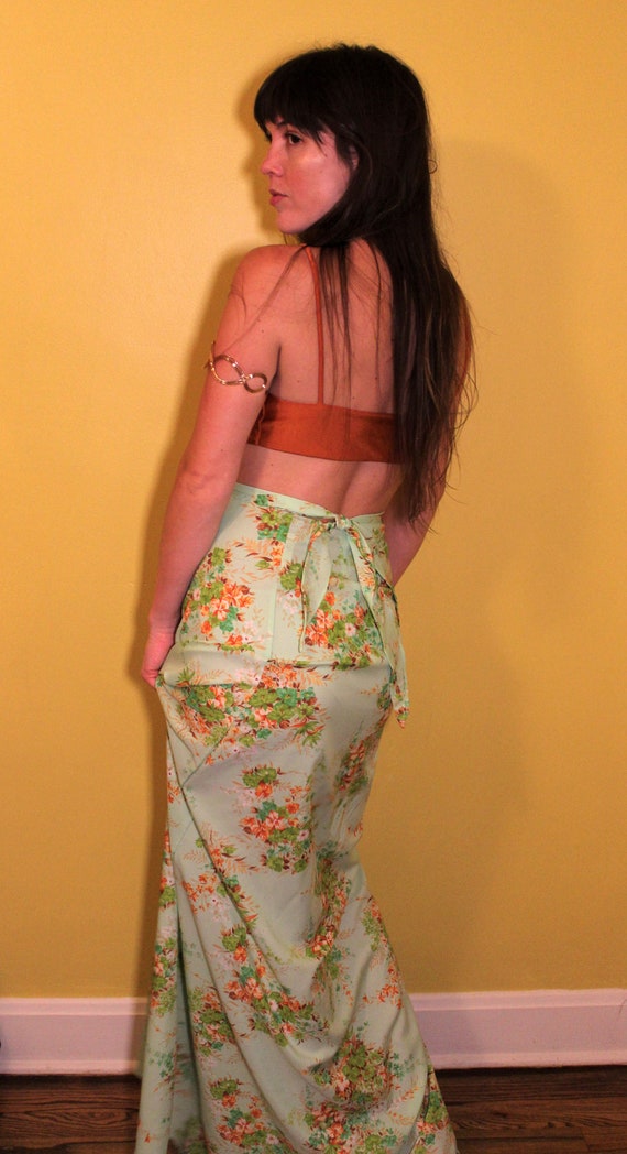 The Hanalei Bay Sarong Dress / Skirt: Rare 1970s … - image 7