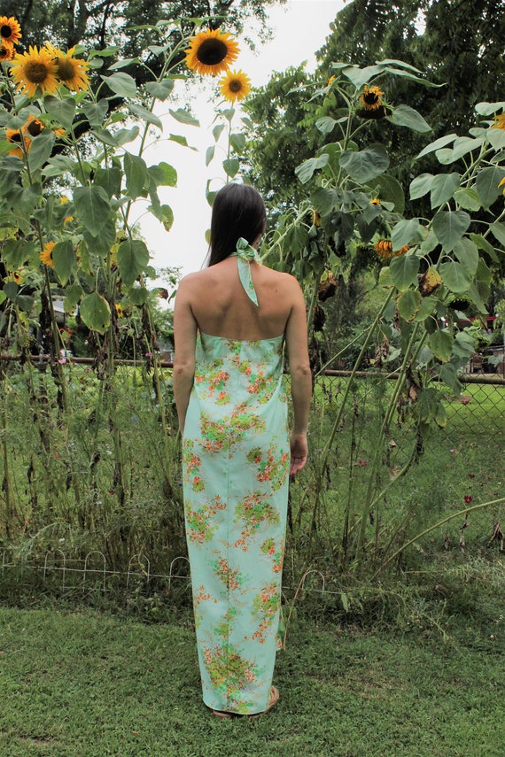 The Hanalei Bay Sarong Dress / Skirt: Rare 1970s … - image 3