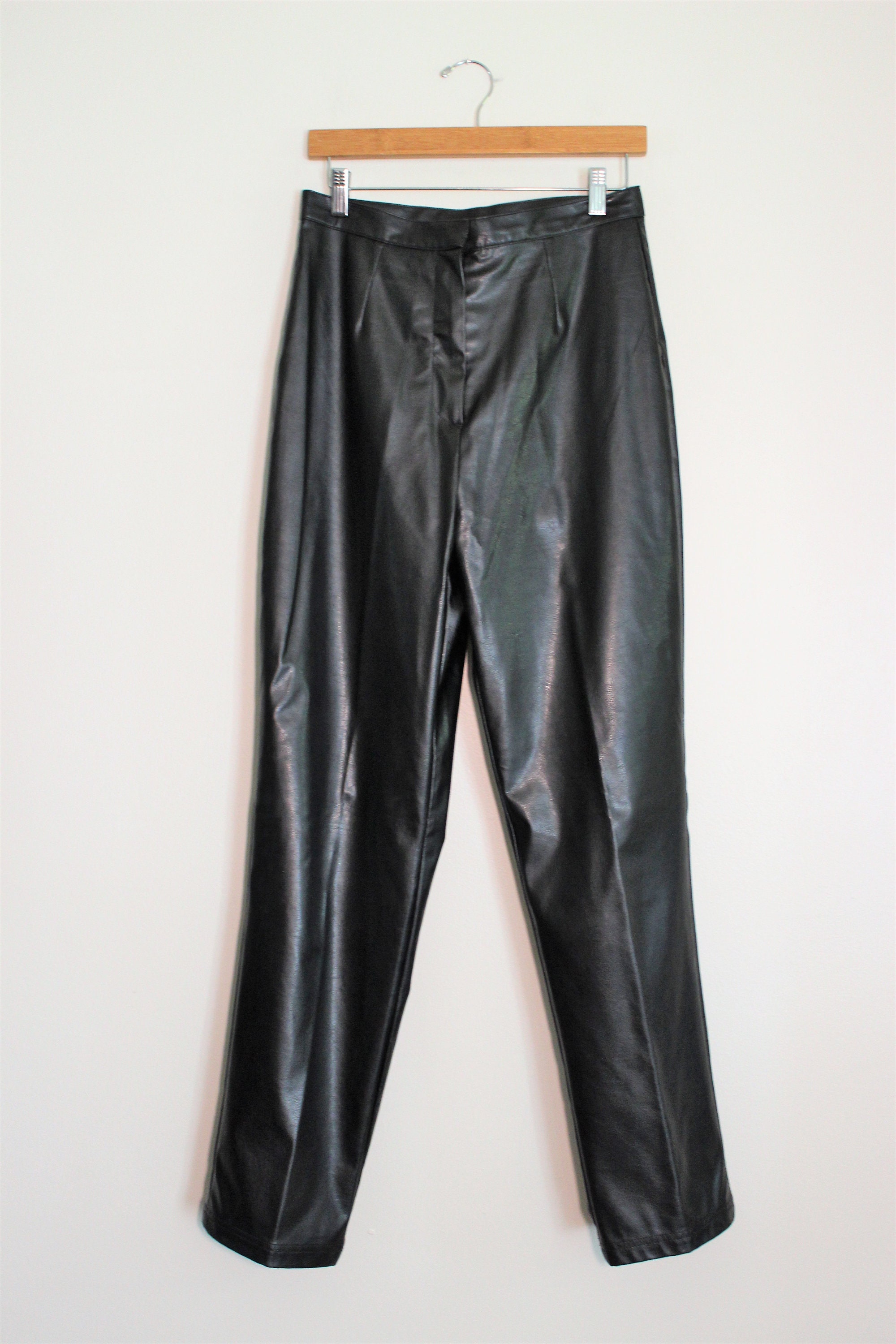The City Slicker Faux Leather Pants: SALE 1980s Women's - Etsy