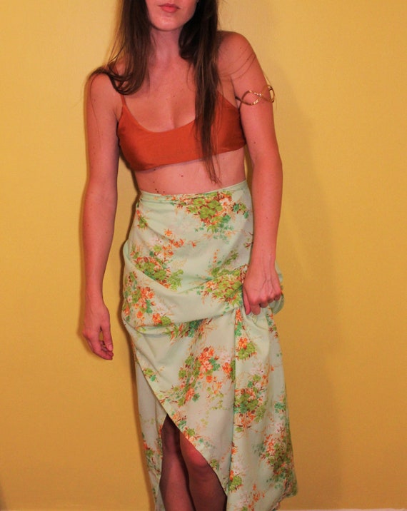 The Hanalei Bay Sarong Dress / Skirt: Rare 1970s … - image 8