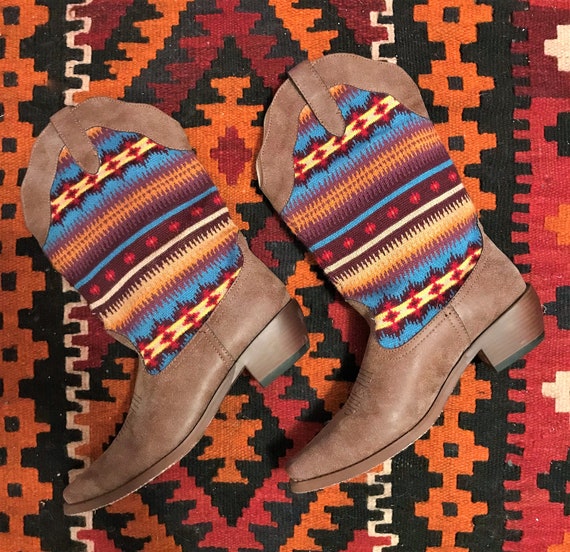 The Tuscon Boot: Women's Roper Southwestern Colorf