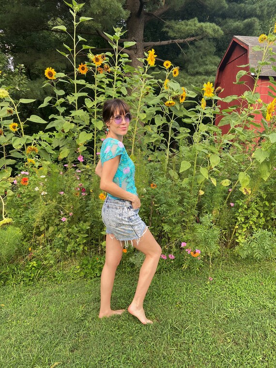 Boho jean best sale shorts