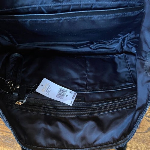 The Kors Shoulder Bag: NWT Brand New w/ Tag Michael Kors Black shops Nylon Gold Zipper Purse