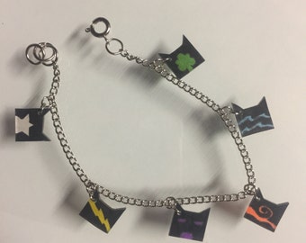 Stained Glass Warrior Cat Clan Bracelet