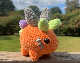 Glühen im Dunkeln Gehäkelte Halloween Stegosaurus