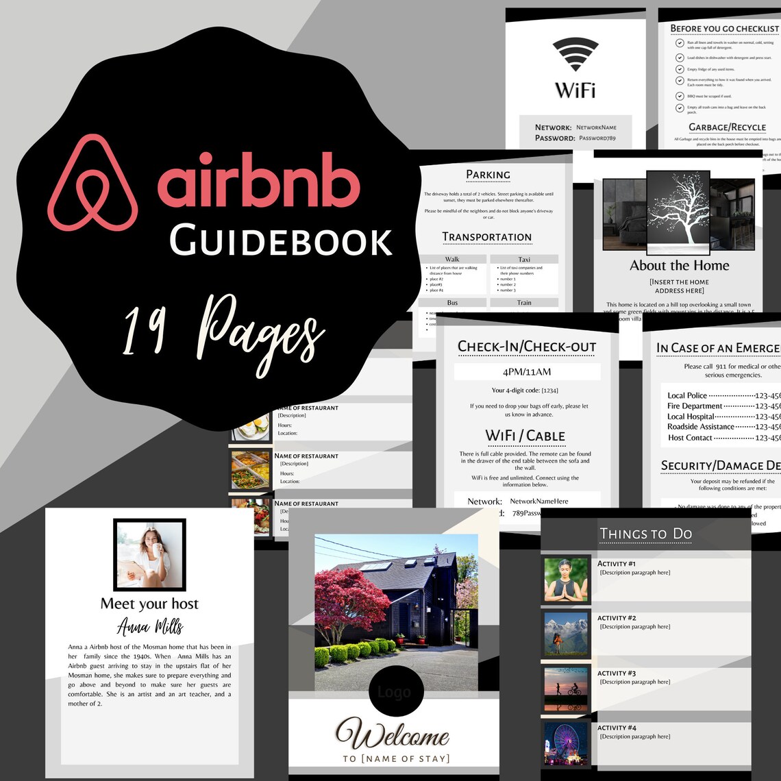 Canva Templates For Airbnb