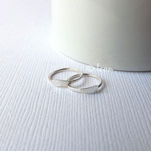 Silver Sleeper Hoop Earrings, Open Hoop, Tiny Silver Hoops, Small 10mm Endless Hoop Earring, Minimal Simple handmade huggie earrings