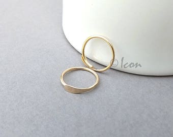 Gold Hoop Earrings, Sleeper Hoop, 14k Gold Filled Hoops, Small 10mm Endless Hoop, Open Hoop Earring, Minimal Handmade Earring huggie Hoop