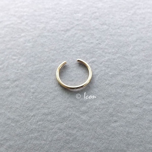 Simple Tiny ear cuff, skinny ear cuff, thin band earcuff, ear wrap, no piercing, silver, yellow gold, rose gold minimal ear cuff earring