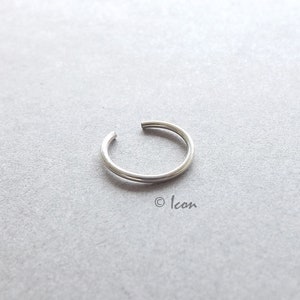 Sterling Silver Simple ear cuff, skinny ear cuff, thin band earcuff, ear wrap, no piercing, 925 silver minimal ear cuff earring