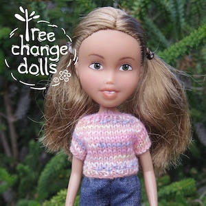 Tree Change Dolls® Doll #15-2024 OOAK, repainted, restyled, second-hand doll, by artist Sonia Singh