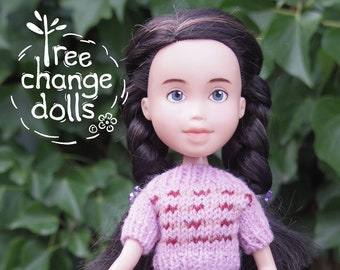 Tree Change Dolls® Doll #42-2024 OOAK, repainted, restyled, second-hand doll, by artist Sonia Singh