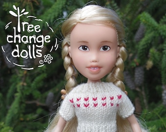 Tree Change Dolls® Doll #22-2024 OOAK, repainted, restyled, second-hand doll, by artist Sonia Singh