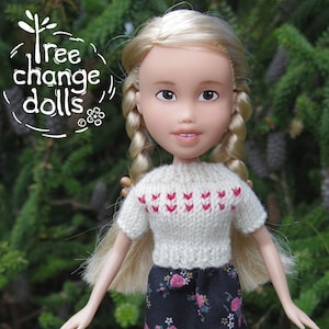 Tree Change Dolls® Doll #22-2024 OOAK, repainted, restyled, second-hand doll, by artist Sonia Singh