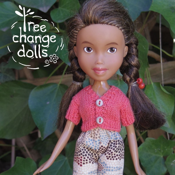 Tree Change Dolls® Doll #39-2024 OOAK, repainted, restyled, second-hand doll, by artist Sonia Singh