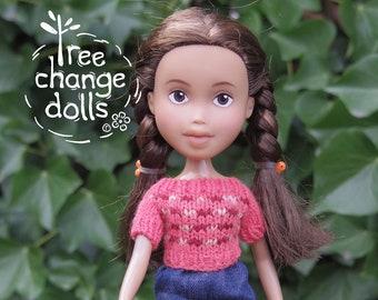 Tree Change Dolls® Doll #48-2024 OOAK, repainted, restyled, second-hand doll, by artist Sonia Singh