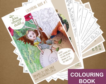 Tree Change Dolls® Colouring Book, original drawings by Sonia Singh