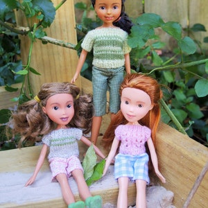 Tree Change Dolls® Knitting Pattern 1, Easy Pull On Knitted Top, by Sonia and Silvia Singh image 3