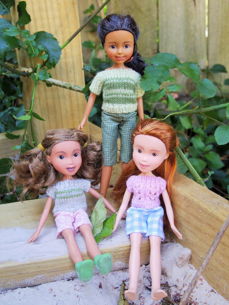 Tree Change Dolls® Knitting Pattern 1, Easy Pull On Knitted Top, by Sonia and Silvia Singh image 3