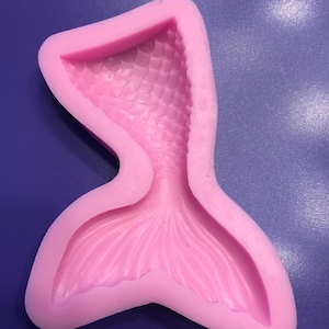 Small Mermaid Tail Silicone Mold 3&quot;
