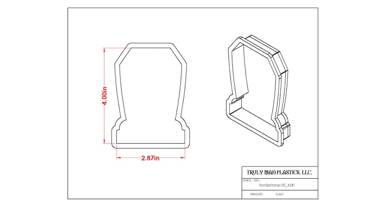 Tombstone Cookie Cutters