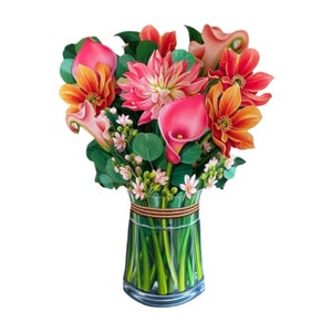 Carte pop-up Calla Lilly