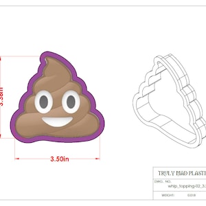 Emoji Poop Cookie Cutter