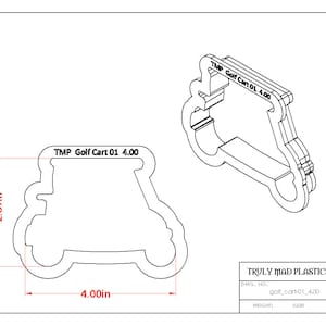 Golf Cart 01 Cookie Cutter