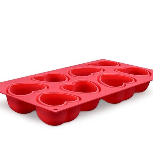 Silicone Leaf Woman Heart Face Soap Mold Heavy Duty for Etsy