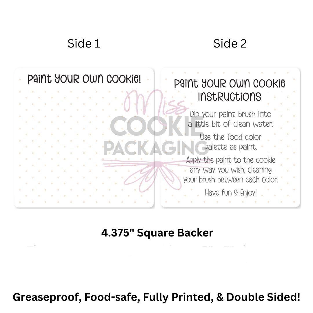 Support résistant à la graisse Paint Your Own Cookie (paquet de 10)