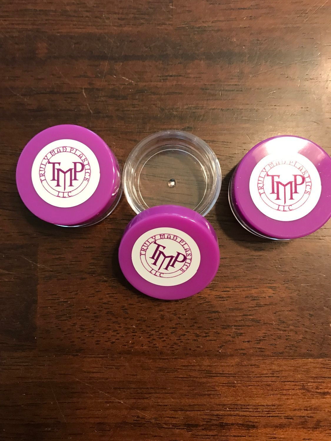 Empty 3 Pack Containers for Dust Mixing