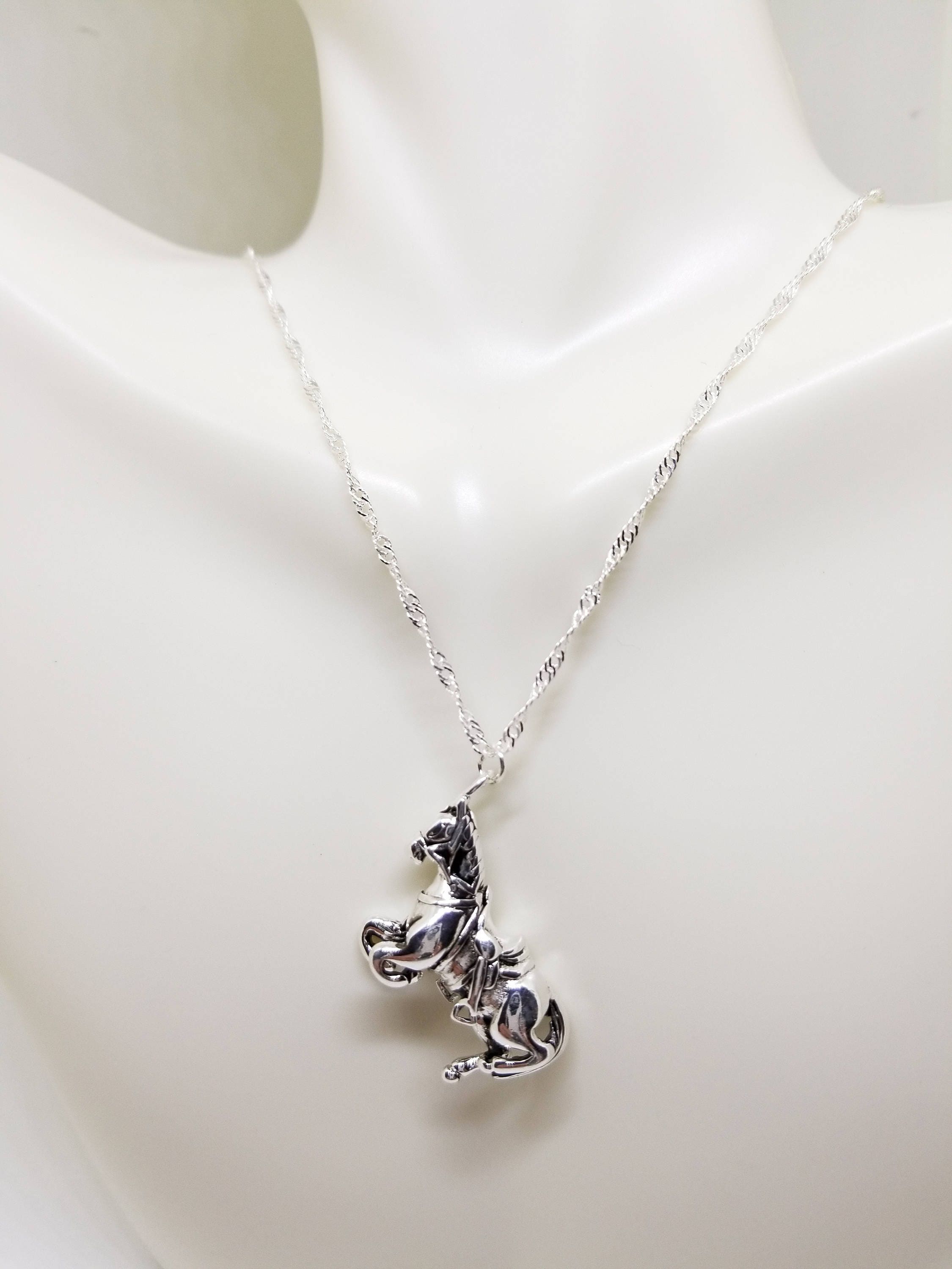 Collier cheval Argenté ou Doré | L'âme western