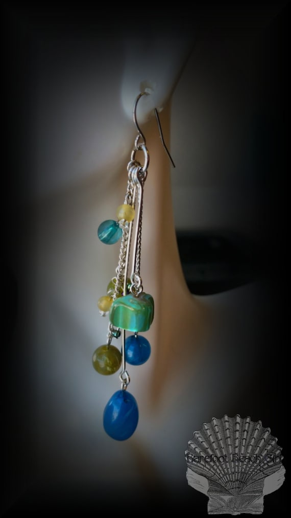 Retro Dangle Earrings Antique