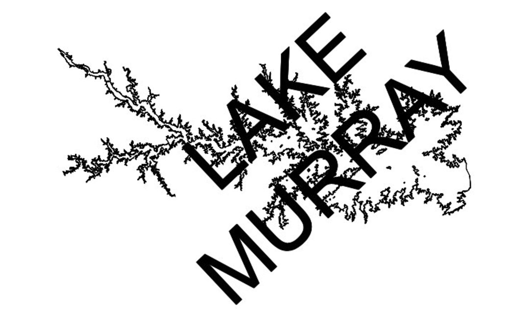 Lake Murray Instant Digital Download SVF DXF PNG Etsy