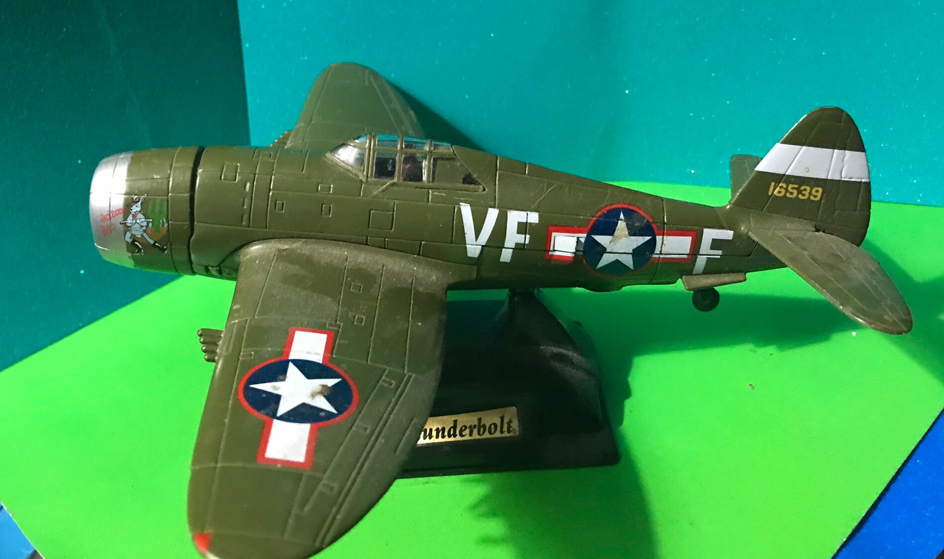 ヴィンテージ P47 サンダーボルト 航空機 ダイキャスト 飛行機