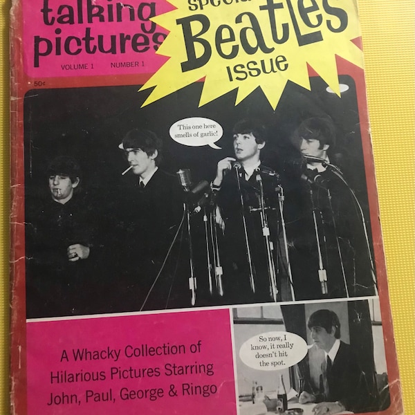 The Beatles Talking Pictures Special Issue 1964 Rare Fan Magazine Vintage