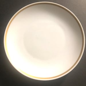 Pan Am Airlines 6” Salad/Bread Plate 1st Bauscher Weiden Germany Gold Rim 1980s vintage