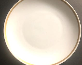 Vintage Pan Am Airlines inflight Plate, Bauscher Weiden Gold Rim, 1980s