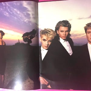 LG Vtg DURAN DURAN Tourbook World Tour 1987 Booklet Program Strange Behaviour