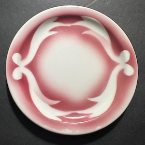 Jackson China Falls Creek PA Vintage Diner/Restaurant Bread Plate Mauve Pink 1940s