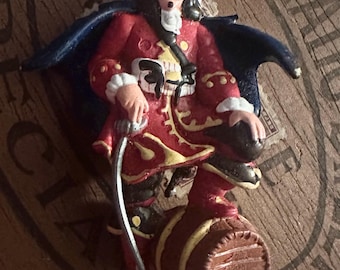 ビンテージ キャプテン・モーガン スパイスドラム キーホルダー フォブ PVC フィギュア