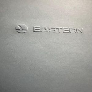 ONE sheet EASTERN AIRLINES Vintage Embossed Stationary Paper Light Blue