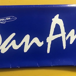 Vtg Pan Am Pan American Airlines PAA Ticket jacket 1980s