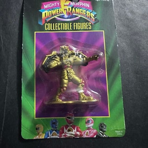 1993 Bandai Mighty Morphin Power Rangers GOLDAR Collectible Figures Vintage